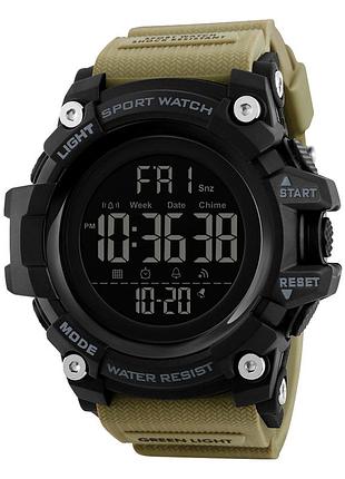 Наручные часы skmei 1384 black-khaki wrisband