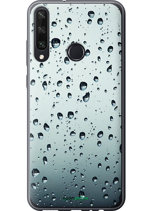 Чехол на huawei y6p стекло в каплях "848u-1952-8094", чехол для телефона