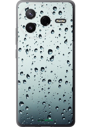 Чехол на xiaomi redmi k80 стекло в каплях "848u-4148-8094", чехол для телефона