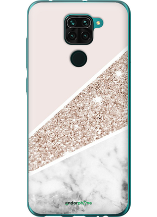 Чехол на xiaomi redmi note 9 пастельный мрамор "4342u-2017-8094"