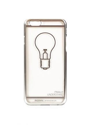 Чехол remax для iphone 6/6s insperation silver