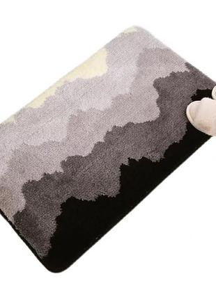 Коврик для ванной и душа на резиновой основе bathlux 40x60 см, влаговпитывающий, мягкий плотный ворс