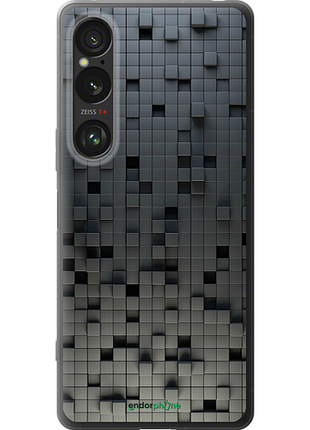 Чехол на sony xperia 1 vi кубики "1061u-3975-8094", чехол для телефона