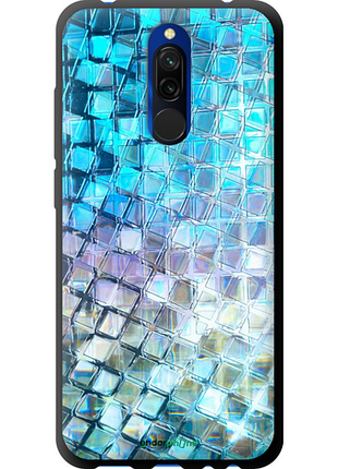 Чехол на xiaomi redmi 8 переливающаяся чешуя "227b-1806-8094", чехол для телефона