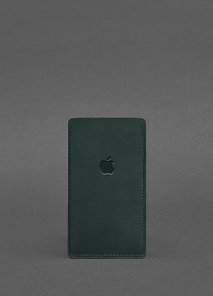 Шкіряний чохол для iphone 11 зелений crazy horse