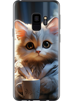Чохол на samsung galaxy s9 білий кіт "5646u-1355-851"