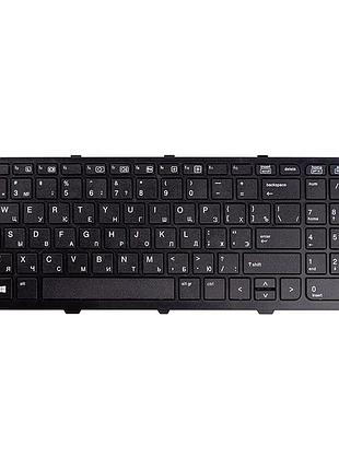 Клавиатура для ноутбука hp probook 450, 450 g1, 455 черный, черный фрейм
