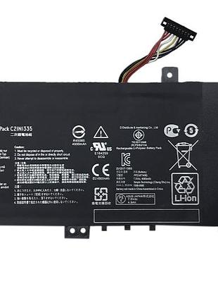 Батарея asus vivobook s451la s451lb s451ln 7.5v 4900mah original prc (c21n1335)
