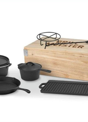 Набір чавунного посуду для барбекю grill meister dutch oven set gdo-7