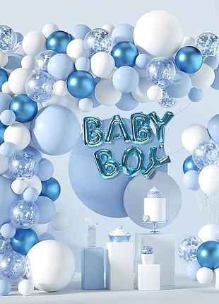 Набор воздушных шаров для вечеринки baby boy