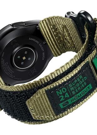 Ремінець для годинника hemsut hga121 super strong nylon green 22 mm, ремінці для годинників