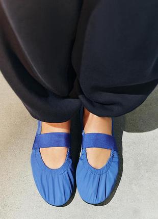 Спортивні балетки з еластичним ремінцем zara