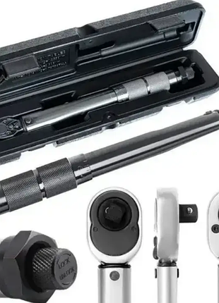 Динамометричний ключ 1/4" з тріскачкою xtrobb 11745