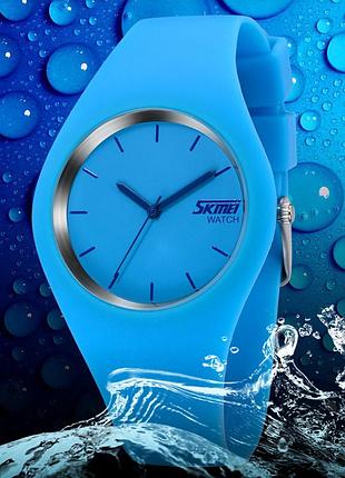 Наручные часы skmei 9068ltbu light blue 2