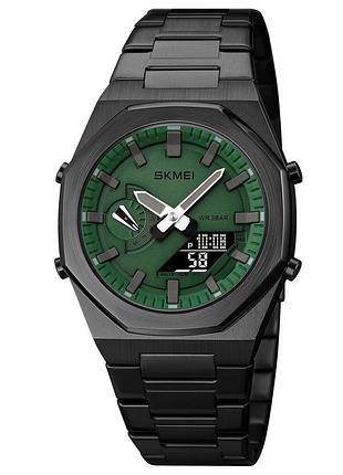 Наручные часы skmei 1816bkgnbk black green-black