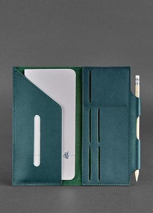 Кожаный тревел кейс 3.0 зеленый 3