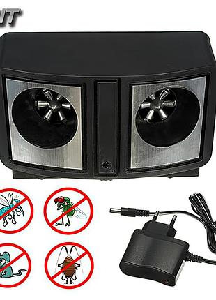Ультразвуковой отпугиватель грызунов dual sonic pest repeller комплект 3 шт., отпугиватель тараканов