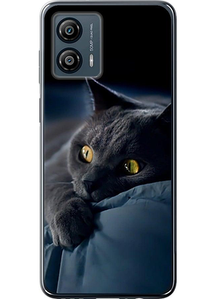Чехол на motorola moto g53 дымчатый кот "825u-3047-851"