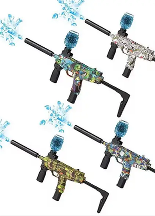 4 кольори бластер автоматичний mp9 gel ball з гель кульками орбіз 10500шт