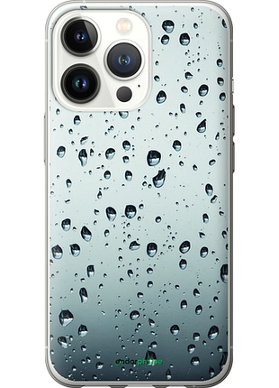 Чехол на iphone 13 pro стекло в каплях "848u-2372-8094"