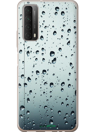 Чехол на huawei p smart 2021 стекло в каплях "848u-2100-8094", чехол для телефона