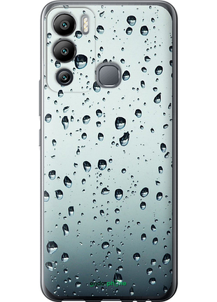 Чехол на infinix hot 12i стекло в каплях "848u-2863-8094", чехол для телефона