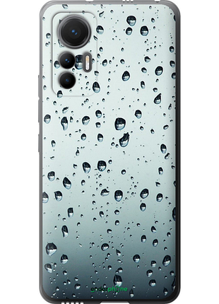 Чехол на xiaomi 12 lite стекло в каплях "848u-2579-8094", чехол для телефона