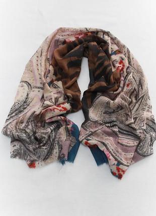 Широкий шерстяний шарф gerard darel
