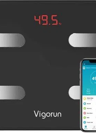 Ваги smart підлогові vigorun digital body scale