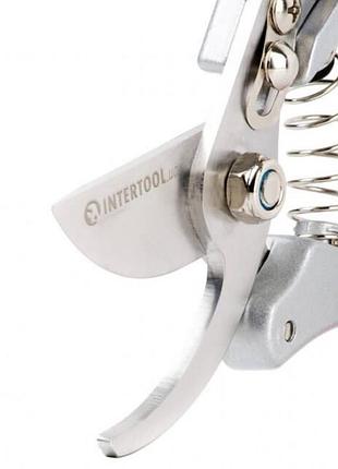 Секатор prof 200 мм, sk5, алюмінієві ручки intertool ft-1014 5
