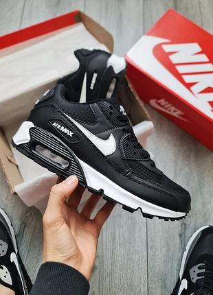 Чоловічі кросівки nike air max 90 black/white