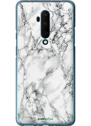 Чехол на oneplus 7t pro мрамор белый "4480u-1810-8094"