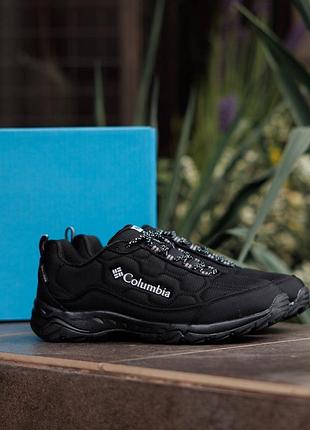 Кросівки columbia firecamp fleece gore-tex black white 🖤