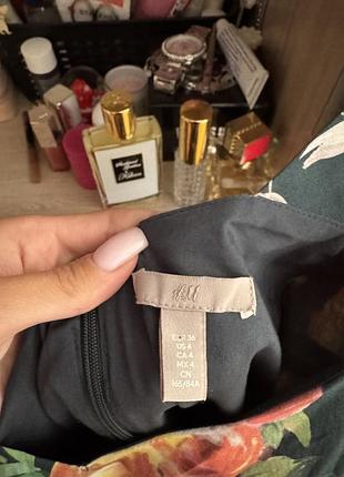 Сукня квіткова h&m 36 s 4