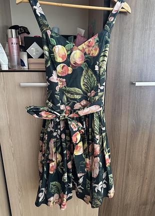 Сукня квіткова h&m 36 s 2