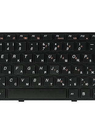 Клавиатура для ноутбука ibm/lenovo ideapad g480 черный, черный фрейм
