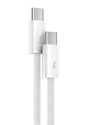 Кабель baseus dynamic type-c to type-c 100w 1m білий (cald000202) 2