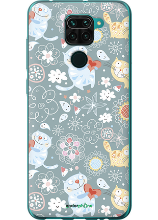 Чехол на xiaomi redmi note 9 котята v3 "1223u-2017-8094"