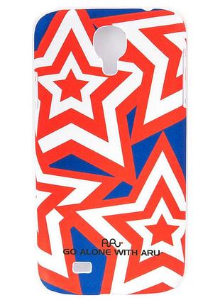 Чехол aru для samsung galaxy s4 stars red