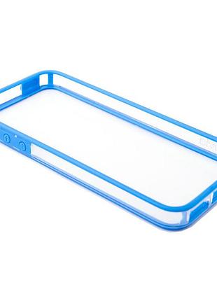 Бампер devia для iphone 5/5s/5se crystal blue