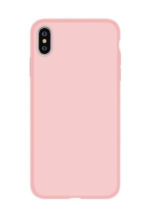 Чехол devia для iphone x/xs nature розовый