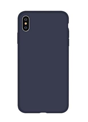 Чехол devia для iphone x/xs nature синий