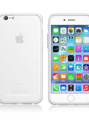 Чехол devia для iphone 6 plus/6s plus hybrid white