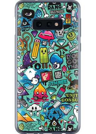 Чехол на samsung galaxy s10e стикер бомбинг 1 "693u-1646-8094"