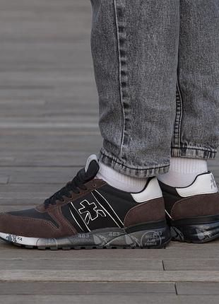 Premiata black brown 3