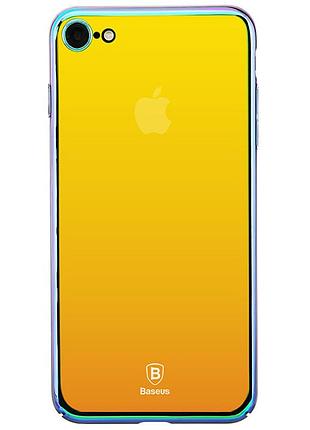 Чохол baseus для iphone se 2020/8/7 glass stream gold (wiapiph7-gz0v)