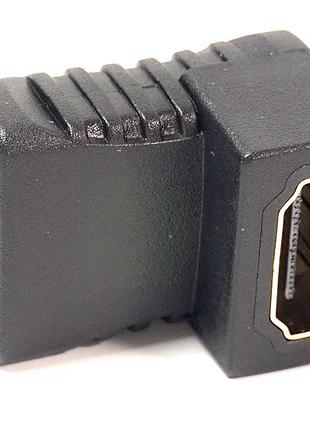 Переходник powerplant hdmi af - hdmi af, угловой