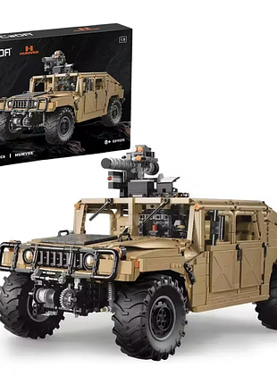 Конструктор детская военная игровая машина джип внедорожник “humvee h1” на 3935 детали