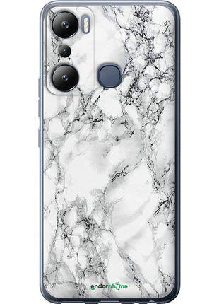 Чехол на infinix hot 20i мрамор белый "4480u-2964-8094", чехол для телефона
