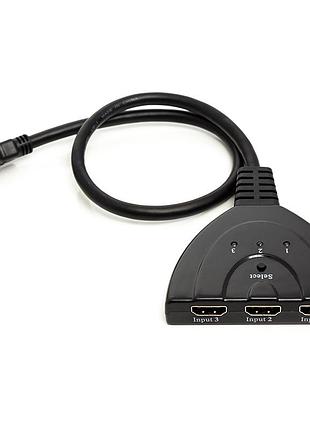Перехідник powerplant з перемикачем hdmi - hdmi 3x1
